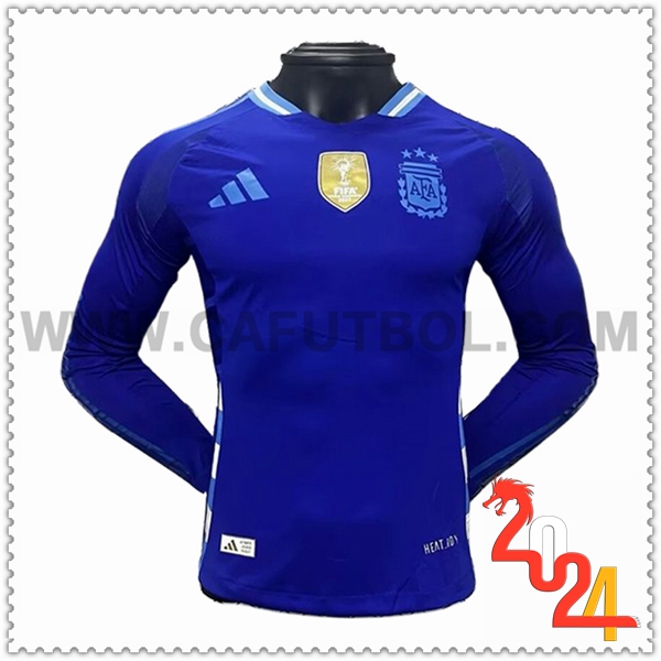 Segunda Camiseta Equipo Argentina Mangas largas 2024 2025