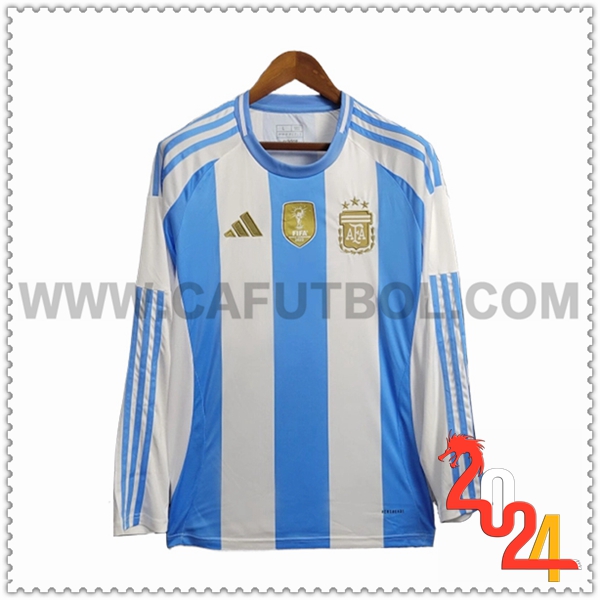 Primera Camiseta Equipo Argentina Mangas largas 2024 2025