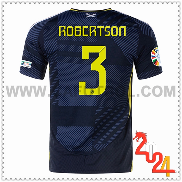 Primera Camiseta Equipo Escocia ROBERTSON #3 2024 2025