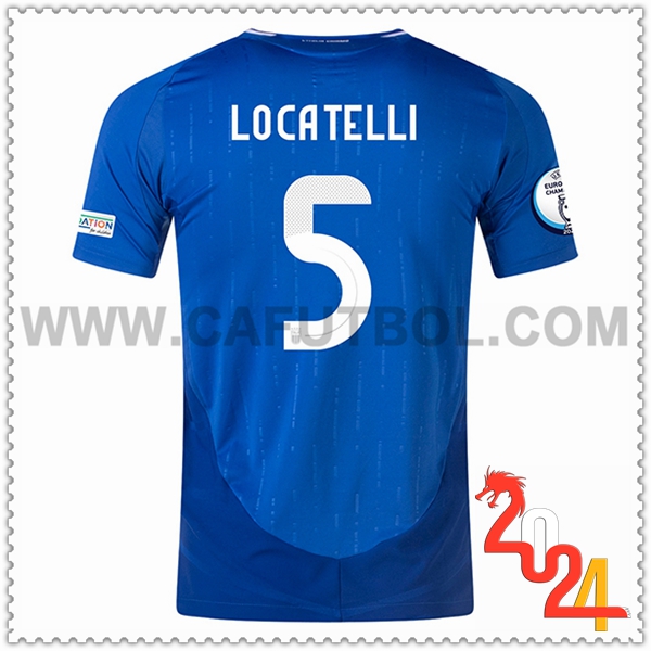 Primera Camiseta Equipo Italia LOCATELLI #5 2024 2025