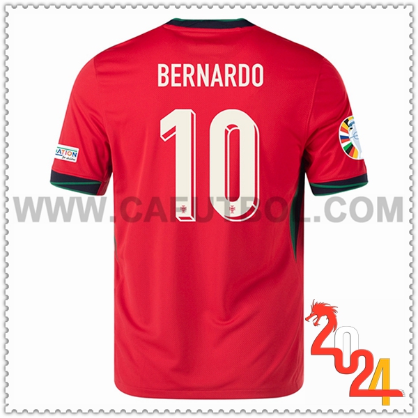 Primera Camiseta Equipo Portugal BERNARDO #10 2024 2025