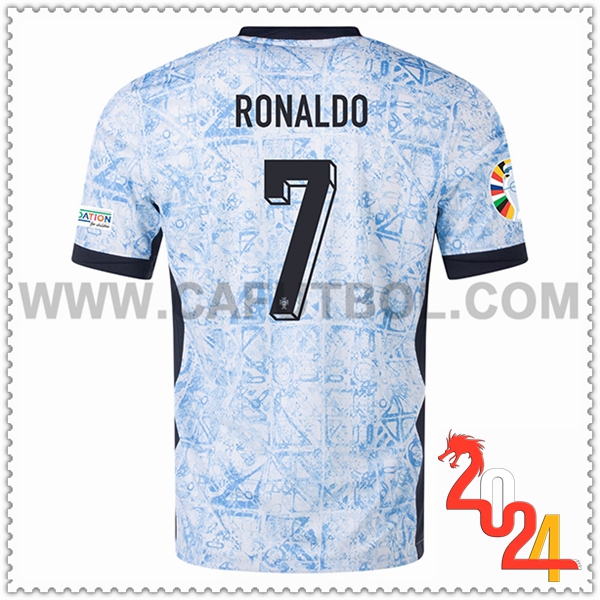 Segunda Camiseta Equipo Portugal RONALDO #7 2024 2025