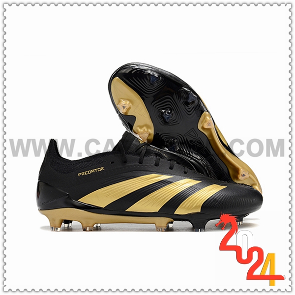 Adidas Zapatos Futbol Predator Elite FG Negro/Amarillo