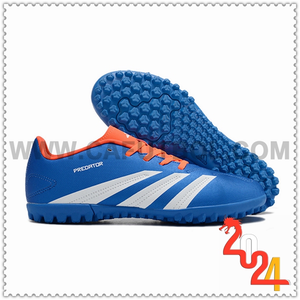 Adidas Zapatos Futbol Predator Club TF Azul/Blanco/Naranja