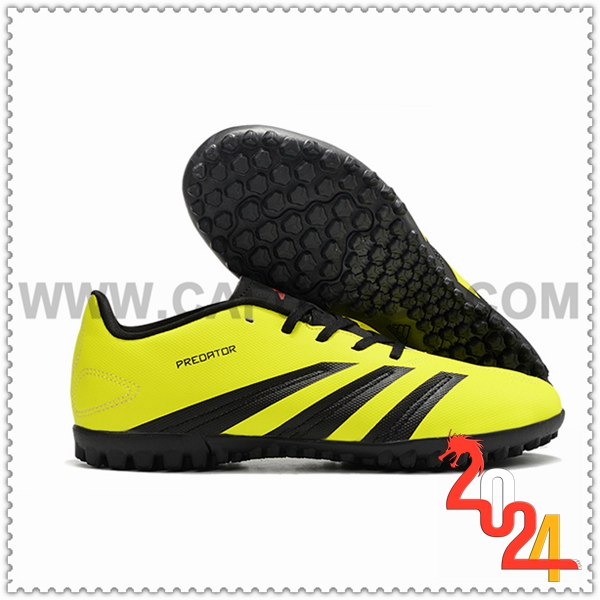 Adidas Zapatos Futbol Predator Club TF Negro/Amarillo