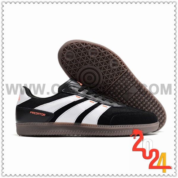 Adidas Zapatos Futbol PREDATOR 24 LEAGUE LOW BOOTS Negro/Blanco