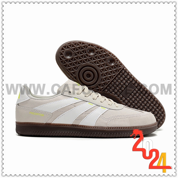 Adidas Zapatos Futbol PREDATOR 24 LEAGUE LOW BOOTS Blanco/Gris