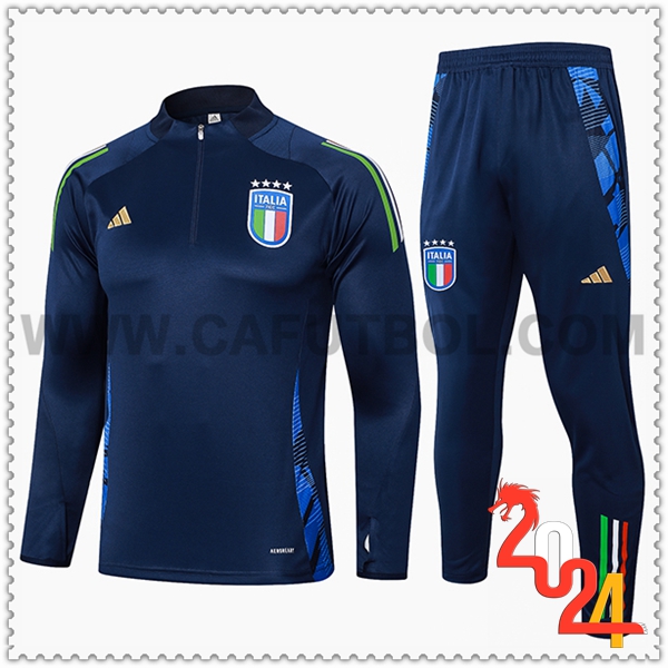 Chandal Futbol Italia azul real 2024 2025