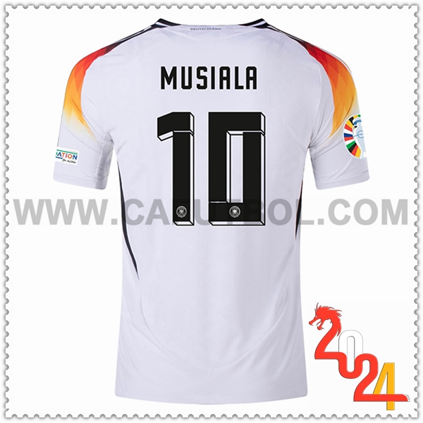 Primera Camiseta Futbol Alemania MUSIALA #10 Eurocopa 2024