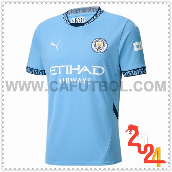 Primera Nuevo Camiseta Futbol Manchester City 2024 2025