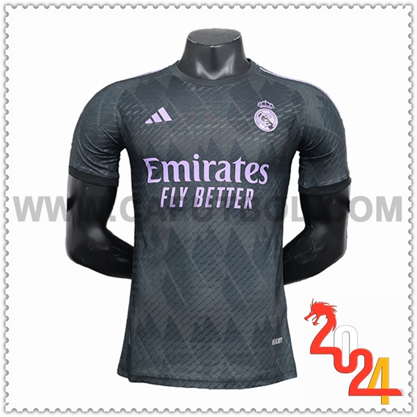 Camiseta Futbol Real Madrid Negro Edicion especial 2024 2025