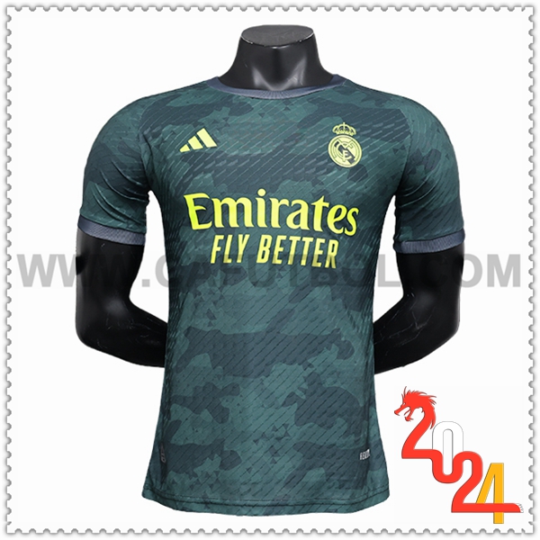 Camiseta Futbol Real Madrid Verde Edicion especial 2024 2025