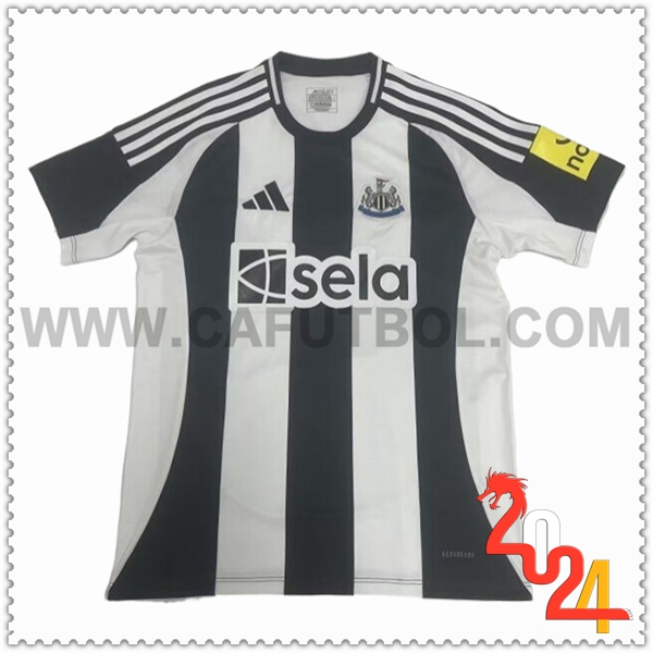 Primera Camiseta Futbol Newcastle United 2024 2025