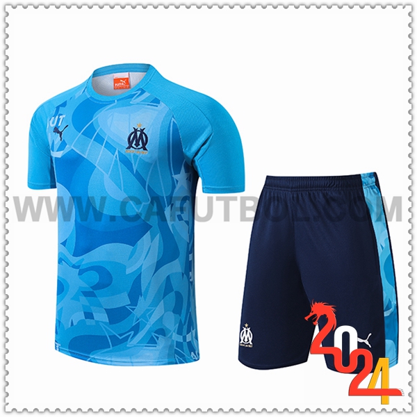 Camiseta Entrenamiento Marsella Azul 2024 2025