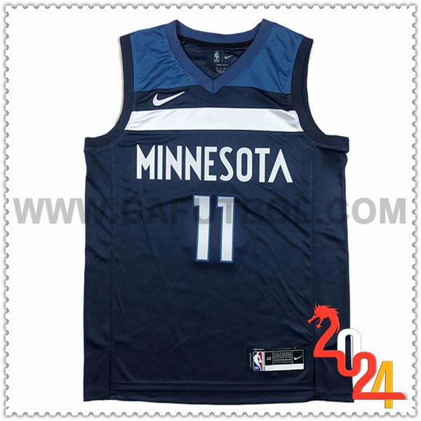 Camisetas NBA Minnesota Timberwolves (REID #11) 2024 2025 Azul/Blanco