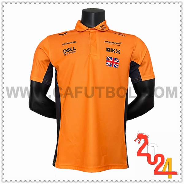 Polo F1 McLaren Team (NORRIS #4) Naranja/Negro 2024