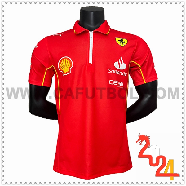 Polo F1 Scuderia Ferrari Team Rojo/Amarillo 2024