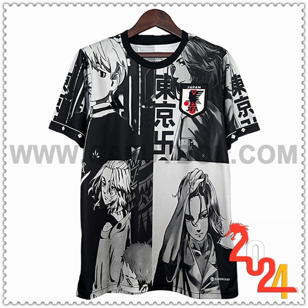 Camiseta Equipo Japon Negro/Gris Edicion especial 2024 2025