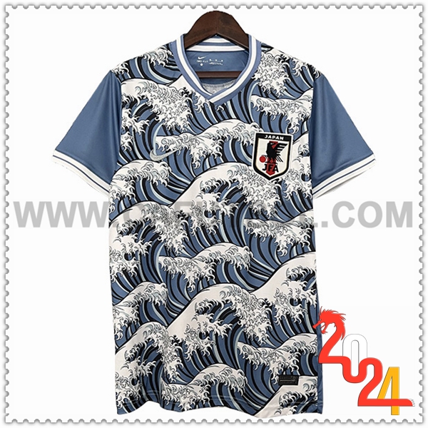 Camiseta Equipo Japon Azul Blanco Edicion especial 2024 2025