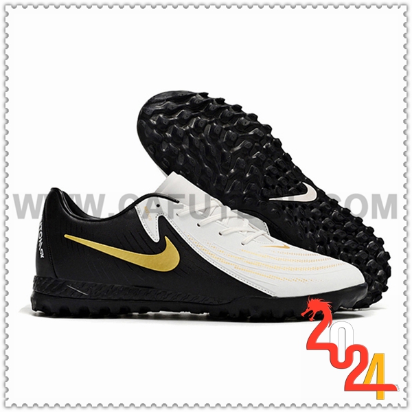 Nike Zapatos Futbol Phantom GX II ACAD LV8 TF Blanco/Negro/Amarillo