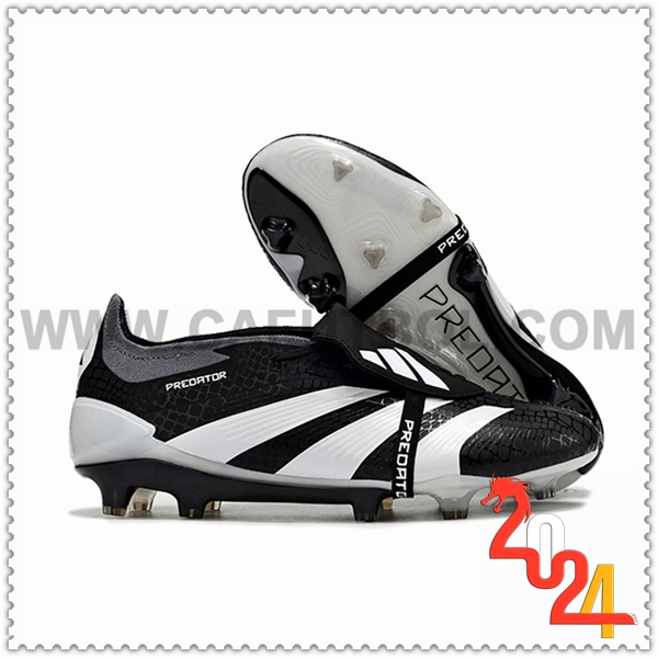 Adidas Zapatos Futbol Predator Elite Tongue FG Blanco/Negro