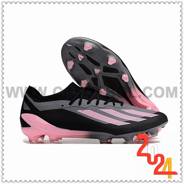 Adidas Zapatos Futbol X CRAZYFAST MESSI.1 FG BOOTS Negro/Rosa