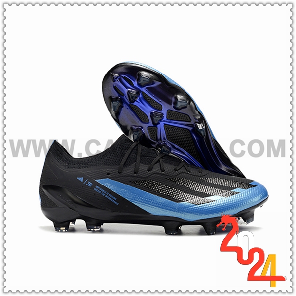 Adidas Zapatos Futbol X Crazyfast1 SG Negro/Azul -02