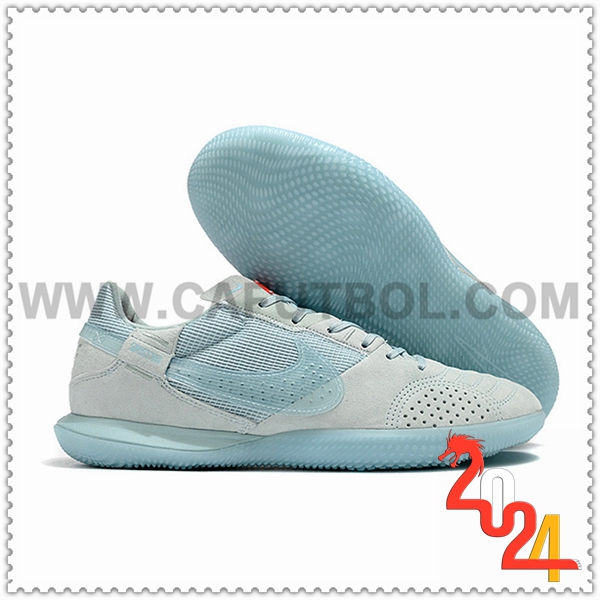 Nike Zapatos Futbol Streetgato Gris/Azul