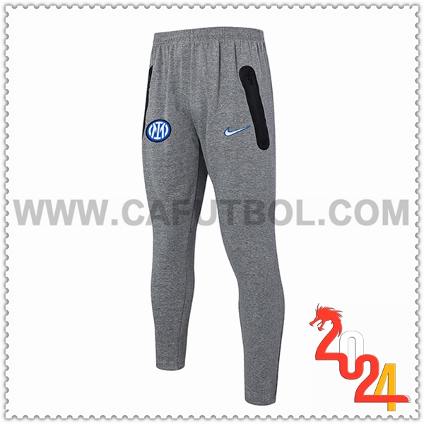 Pantalones Entrenamiento Inter Milan Gris 2024 2025