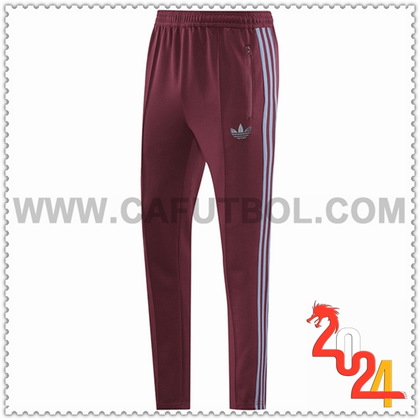 Pantalones Entrenamiento Adidas Rojo 2024 2025 2024 2025