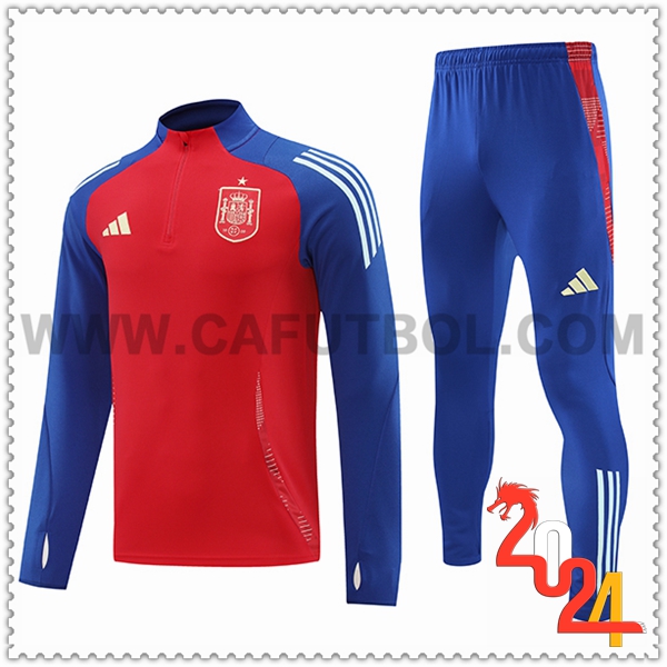 Chandal Futbol España Rojo/Azul 2024 2025