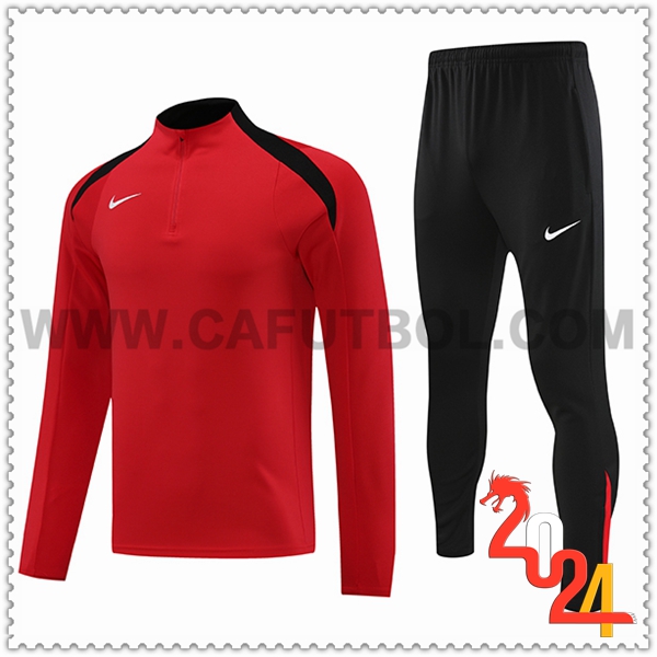 Chandal Futbol Nike Rojo/Negro 2024 2025