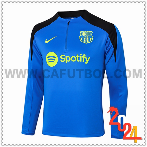 Sudadera Entrenamiento FC Barcelona Azul/Negro 2024 2025