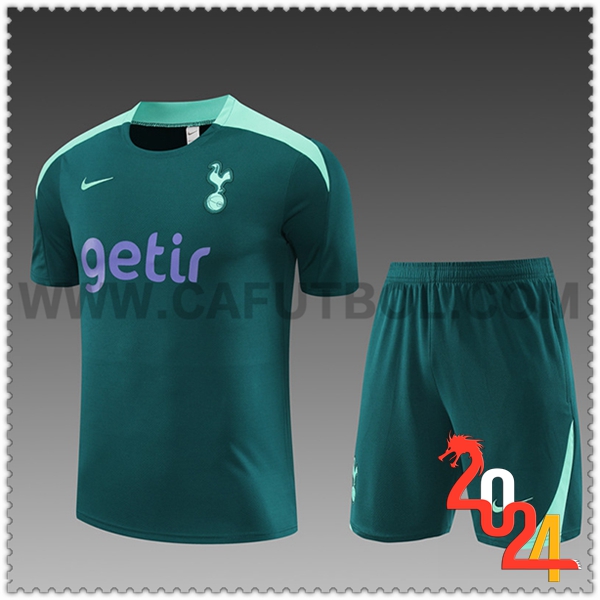 Camiseta Entrenamiento Tottenham Hotspur Ninos Verde 2024 2025