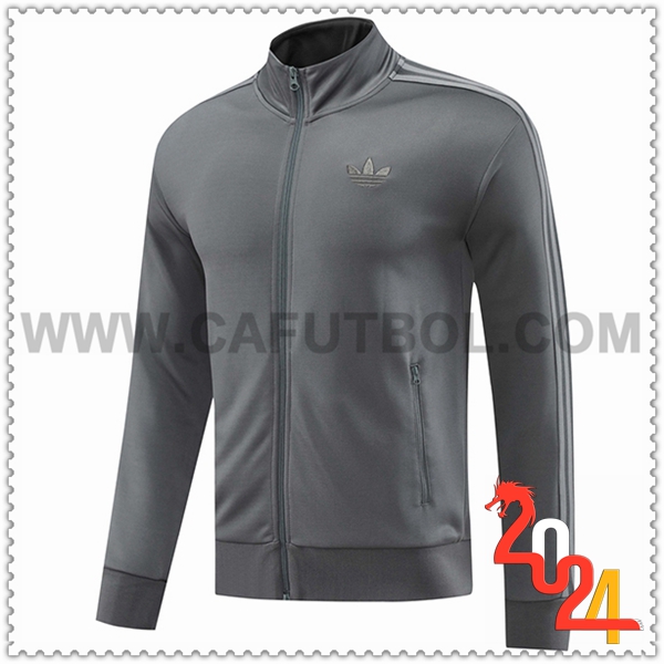 Chaquetas Futbol Adidas Gris 2024 2025