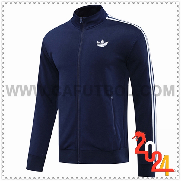 Chaquetas Futbol Adidas azul real 2024 2025