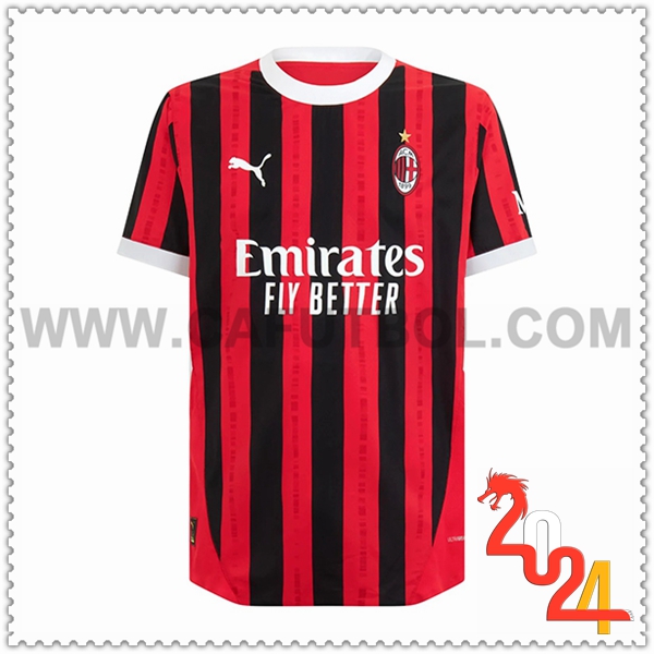 Primera Camiseta Futbol AC Milan 2024 2025