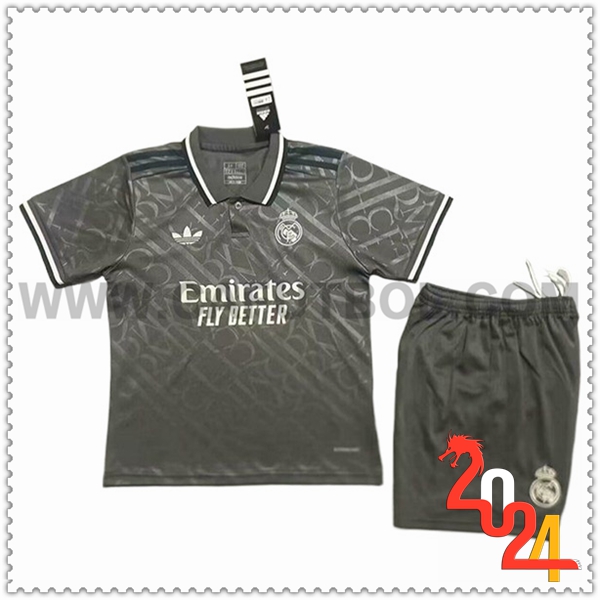 Tercero Camiseta Futbol Real Madrid Ninos 2024 2025
