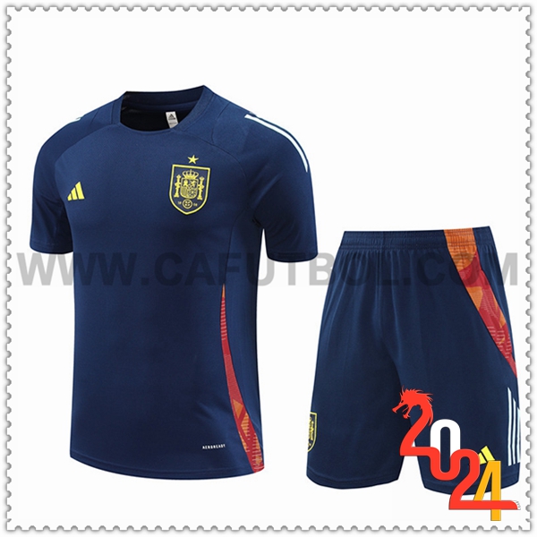 Camiseta Entrenamiento España azul real 2024 2025