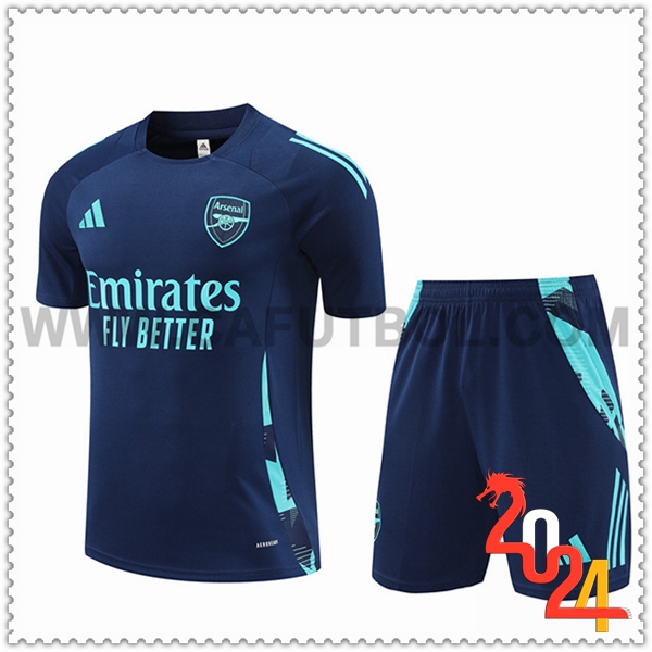 Camiseta Entrenamiento Arsenal azul real 2024 2025