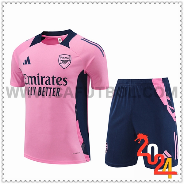Camiseta Entrenamiento Arsenal Rosa/Azul 2024 2025
