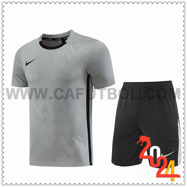 Camiseta Entrenamiento Nike Gris/Negro 2024 2025