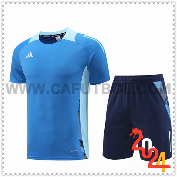 Camiseta Entrenamiento Adidas Azul 2024 2025 -02