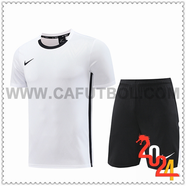 Camiseta Entrenamiento Nike Blanco/Negro 2024 2025
