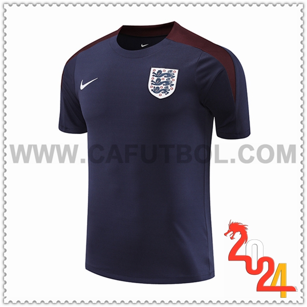Camiseta Entrenamiento Inglaterra Azul/Rojo 2024 2025