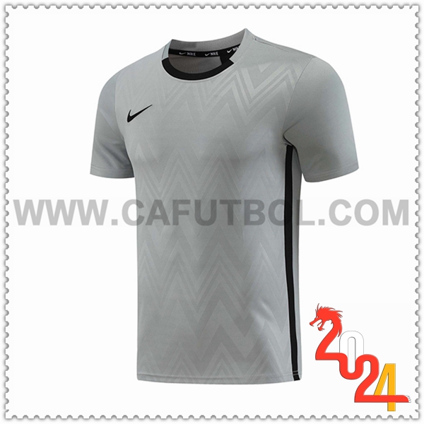 Camiseta Entrenamiento Nike Gris/Negro 2024 2025