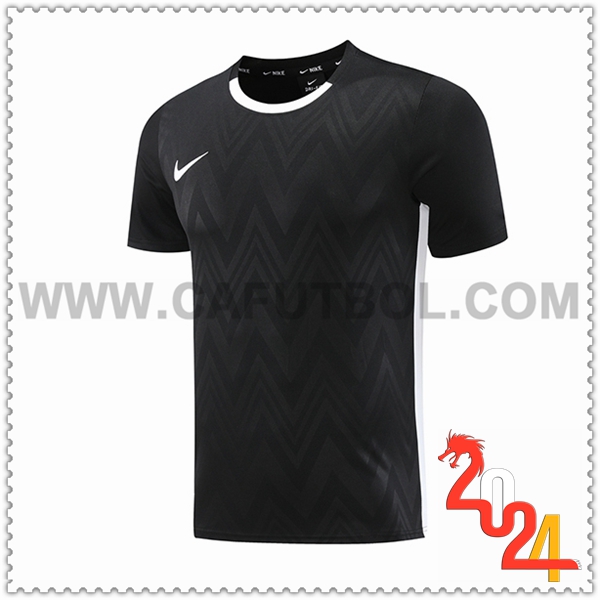 Camiseta Entrenamiento Nike Negro/Blanco 2024 2025 -02