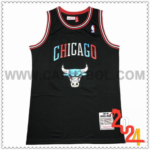 Camisetas Chicago Bulls (JORDAN #23) 2024/25 Negro -03