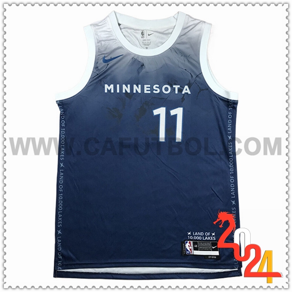 Camisetas Minnesota Timberwolves (REID #11) 2024/25 Azul/Blanco