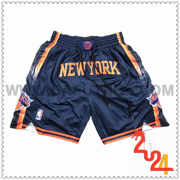 Cortos NBA New York Knicks 2024/25 Azul Oscuro